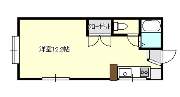 関屋駅 徒歩12分 2階の物件間取画像